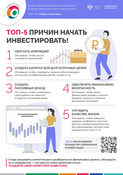 ТОП-5 причин начать инвестировать
