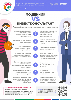 Финансовая грамотность: мошенник VS инвестконсультант